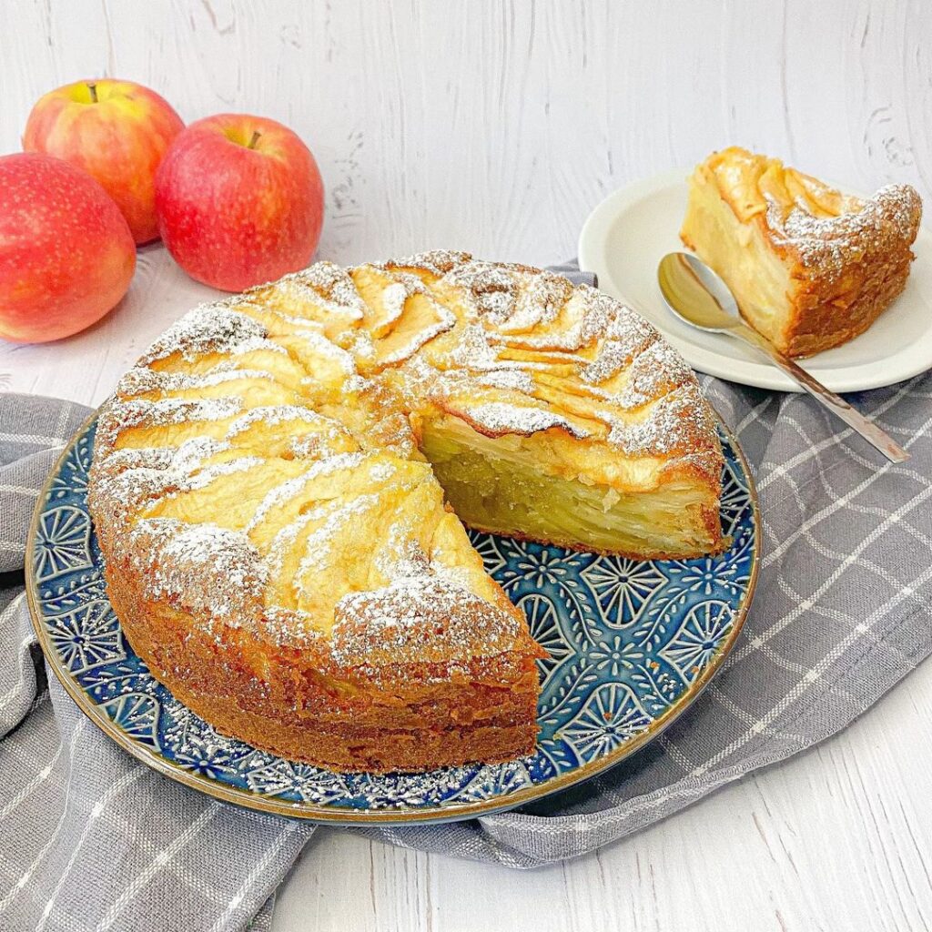 Gâteau aux pommes avec maïzena