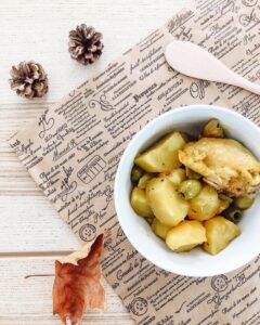 Poulet aux olives et aux pommes de terre
