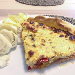 Quiche poivrons / dinde