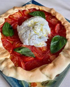 Tarte tomate-burrata
