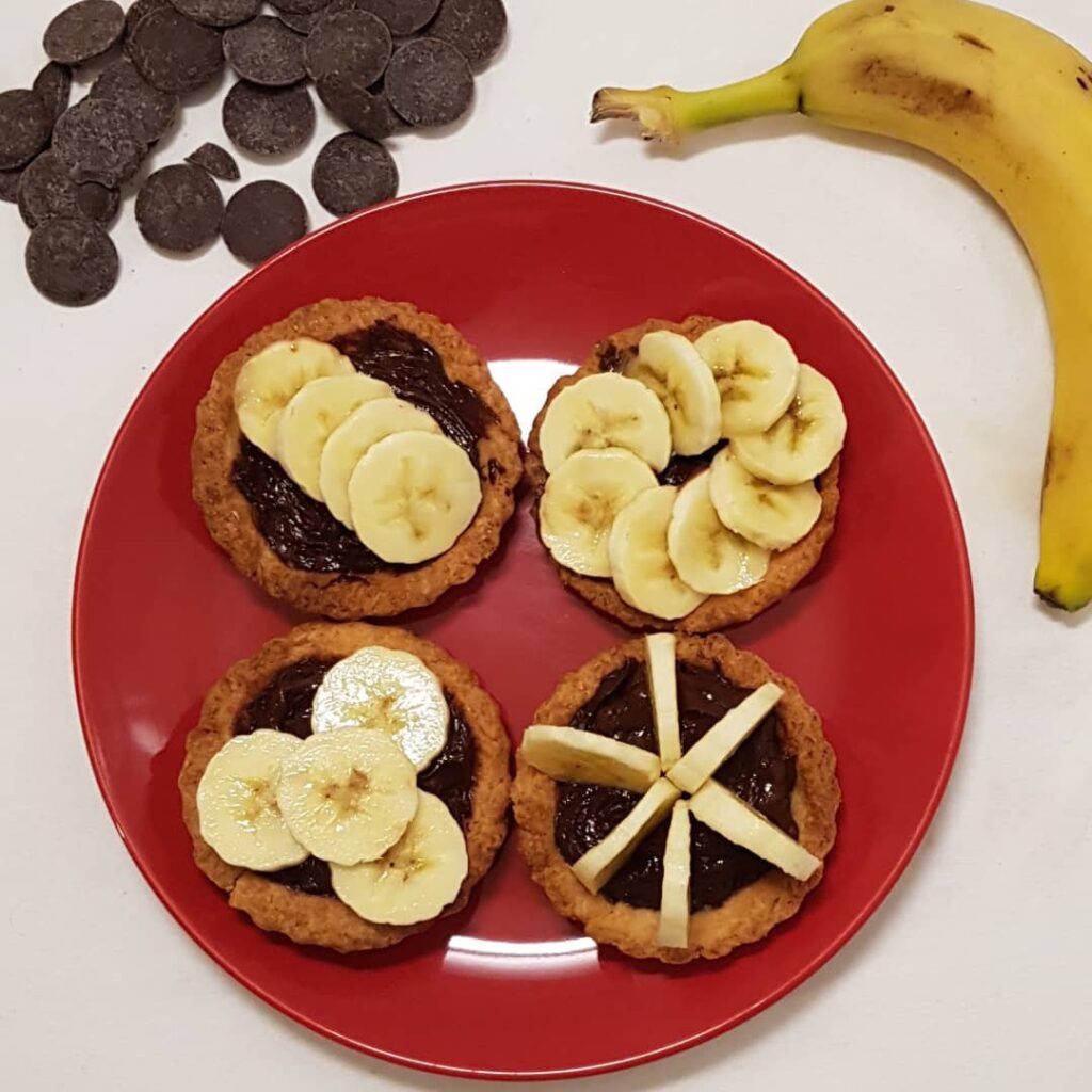 Tartelettes banane choco