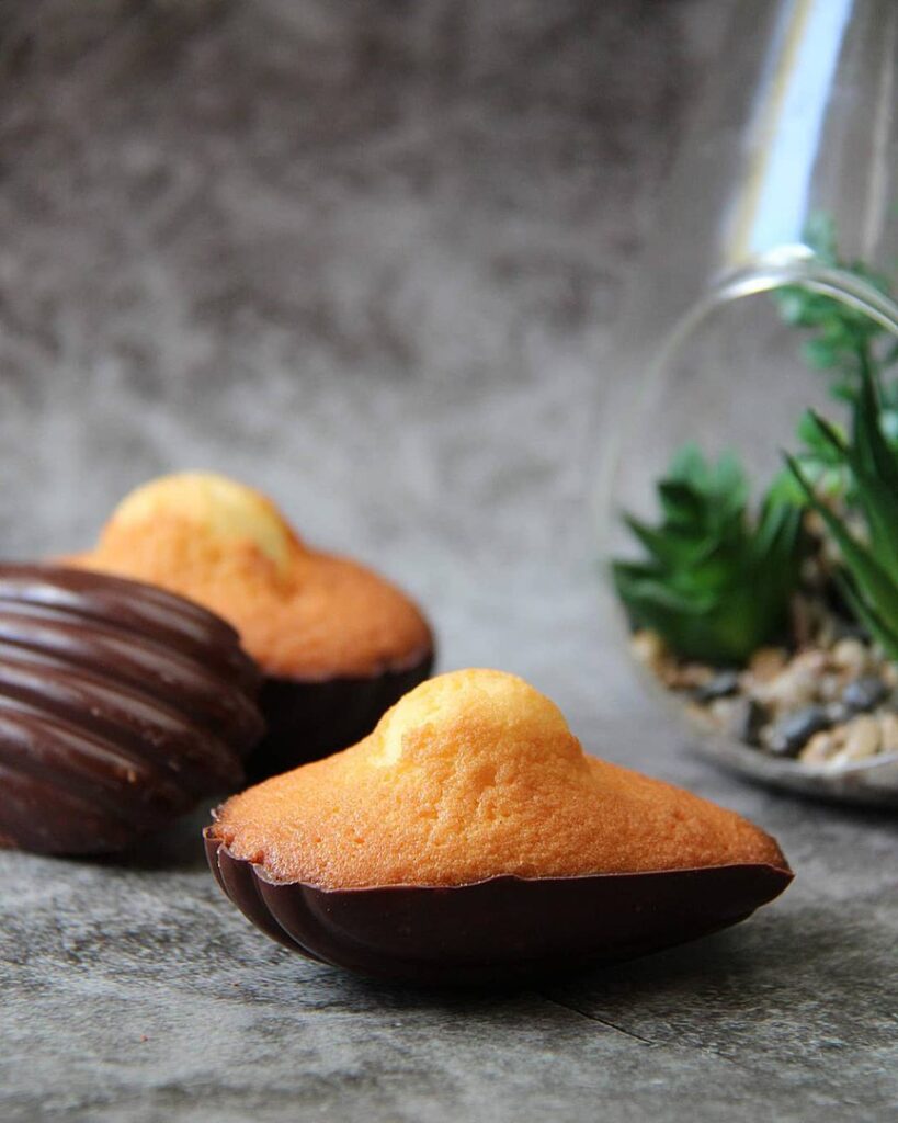 Madeleines coque en chocolat