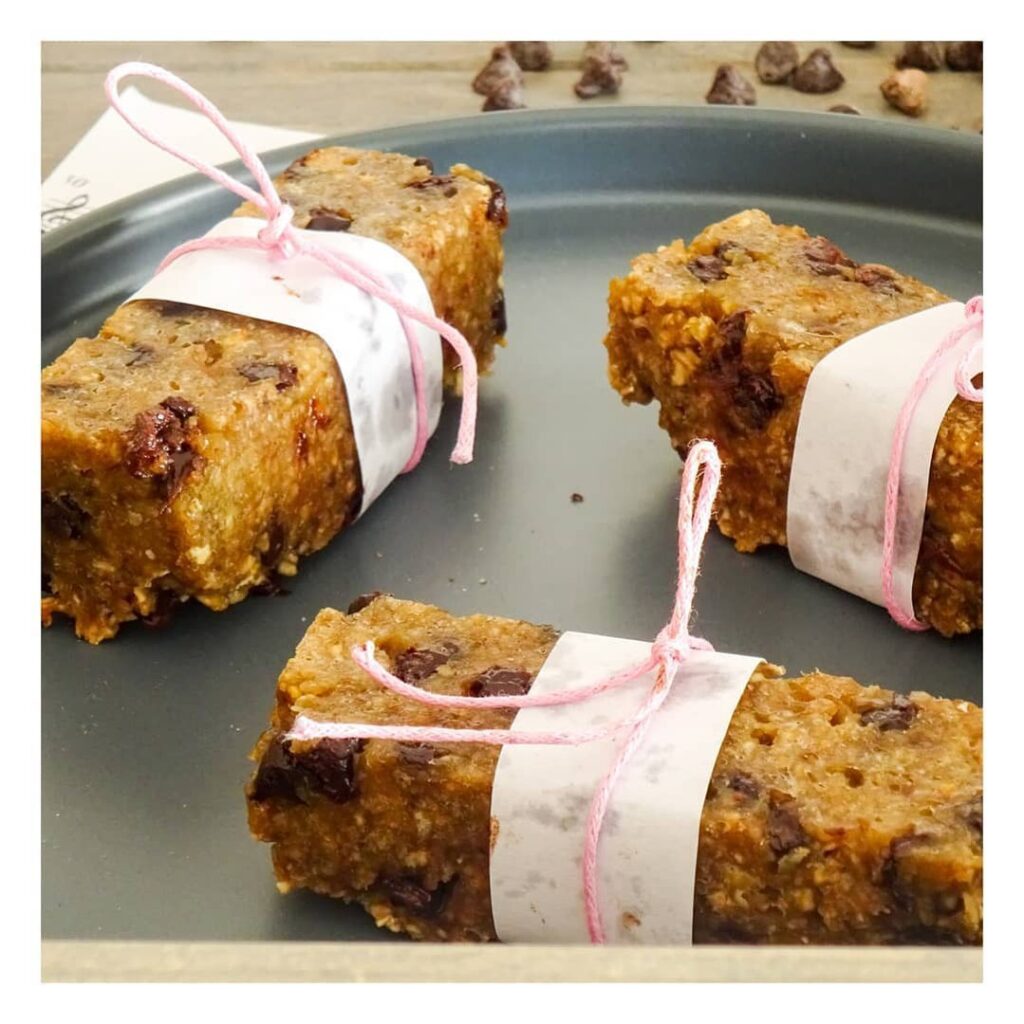 Barres de céréales bananes-chocolat
