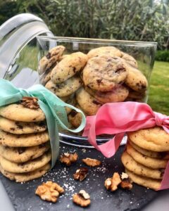 Cookies au chocolat et fleur de sel