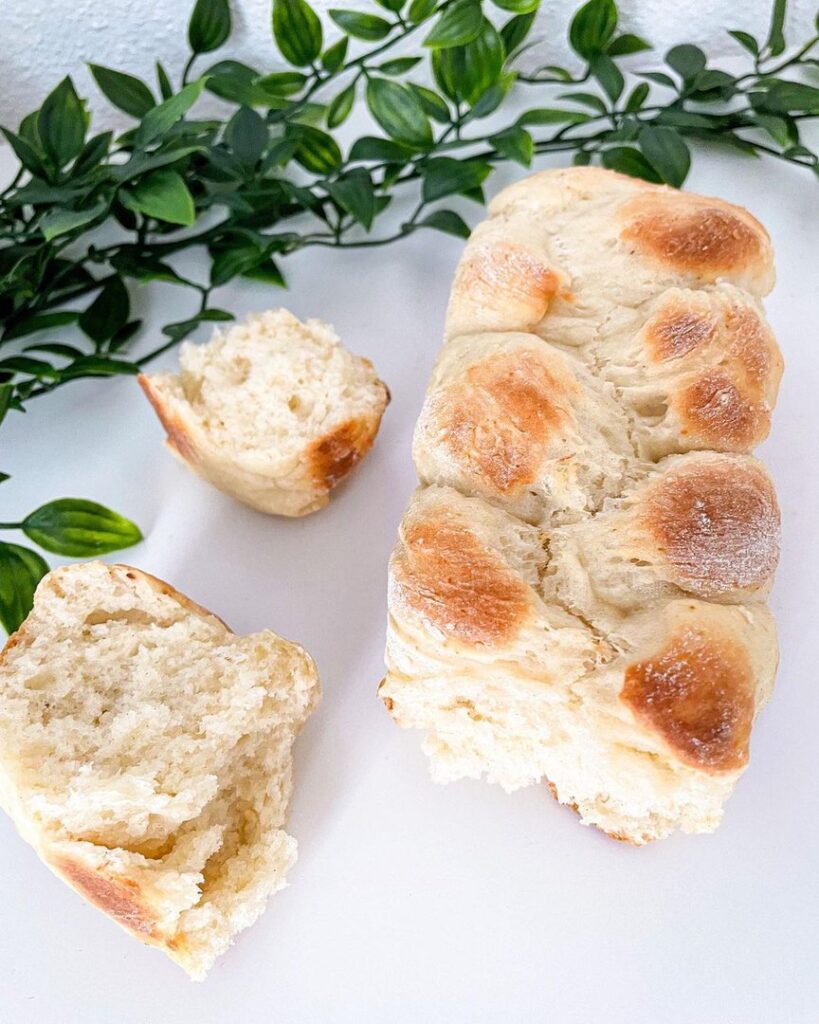 Brioche tressé sans pétrissage