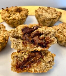 Muffin healthy cœur coulant