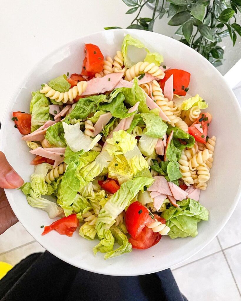 Salade de pâtes poulet