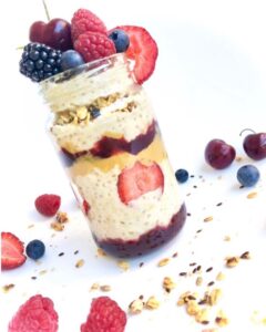 Overnight peanut butter cherry jam