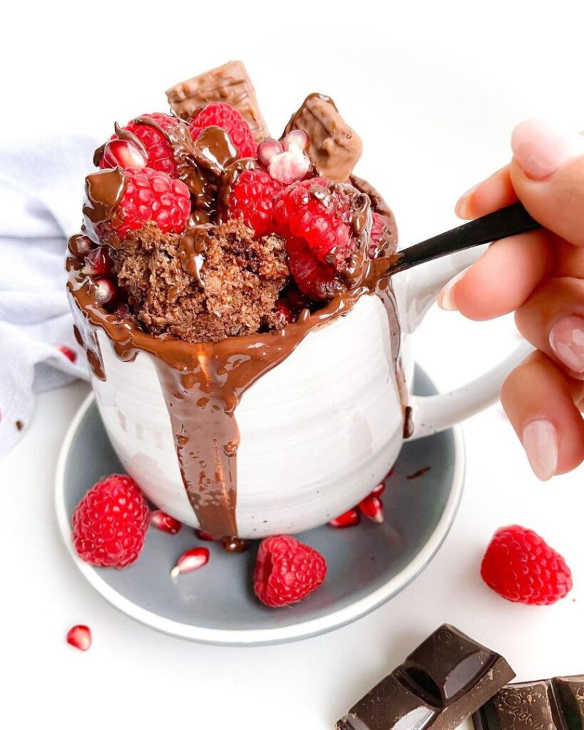 Mug cake choco-coco