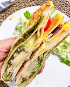 Wrap végétarien complet
