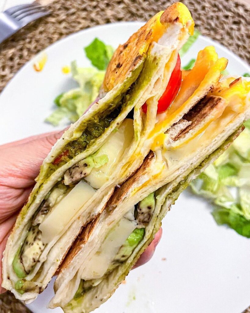 Wrap végétarien complet