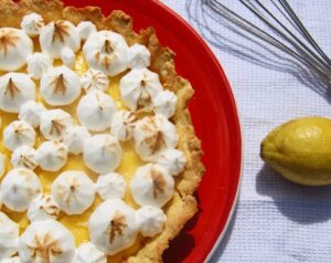 Tarte citron meringuée fondante