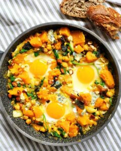Shakshuka butternut et épinards