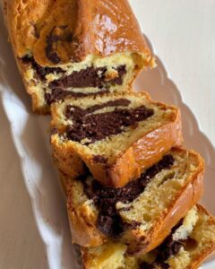 Gâteau marbré healthy