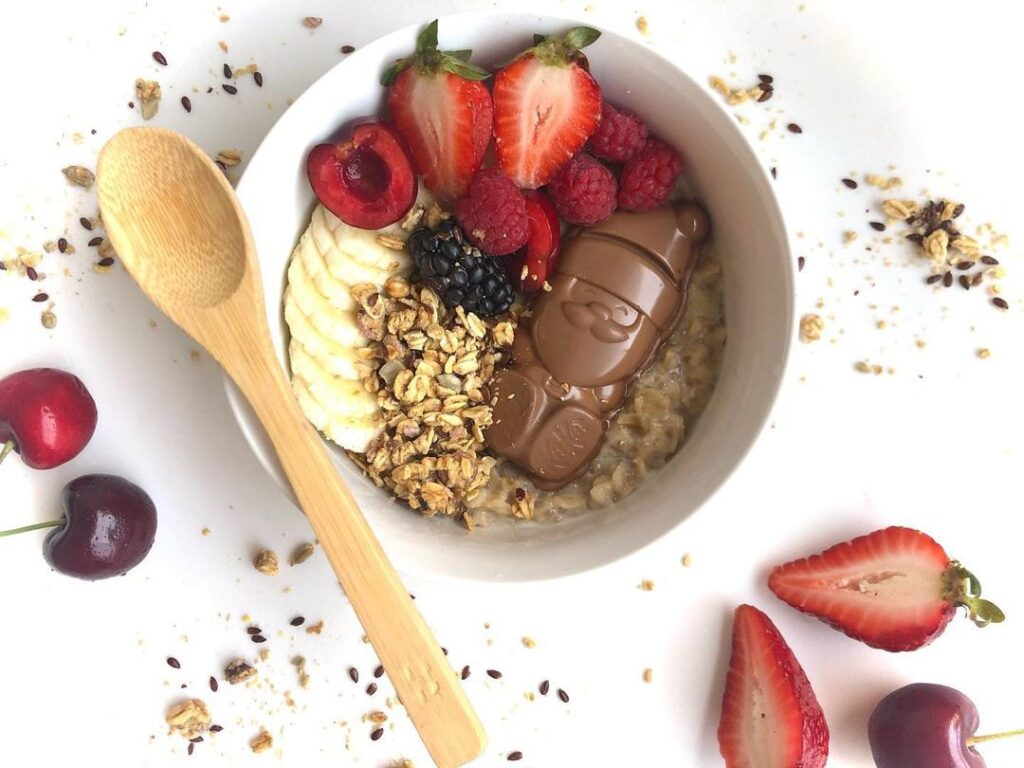 Porridge au miel et flocons d&rsquo;avoine
