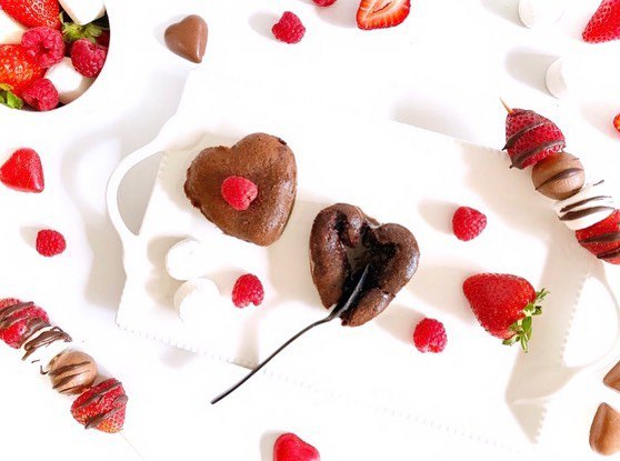 Coeur coulant caramel