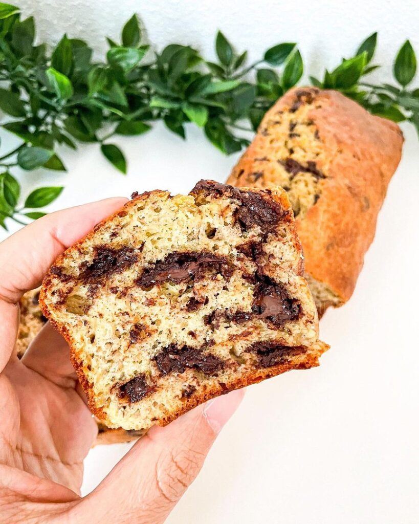Cake banane choco