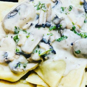 Raviolis aux épinards & poulet