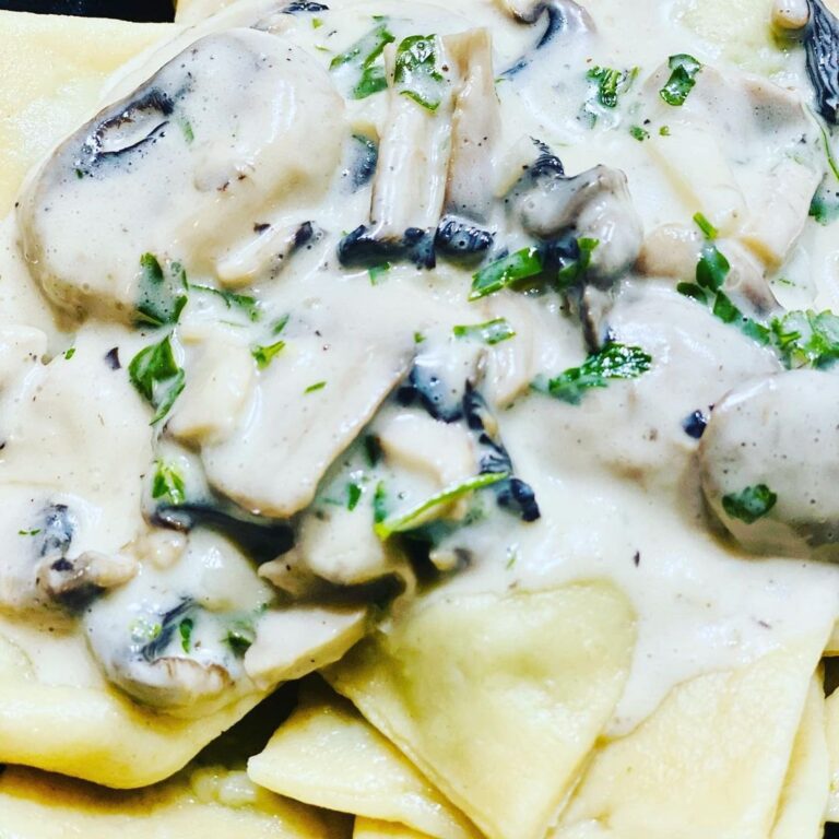 Raviolis aux épinards & poulet