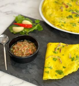 Crêpes salées indienne