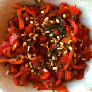 Poivrons grillés aux tomates
