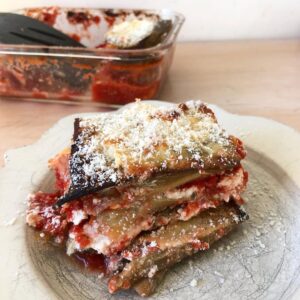 Gratin d’aubergine à la ricotta