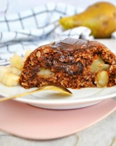 Bowlcake cœur coulant poire chocolat