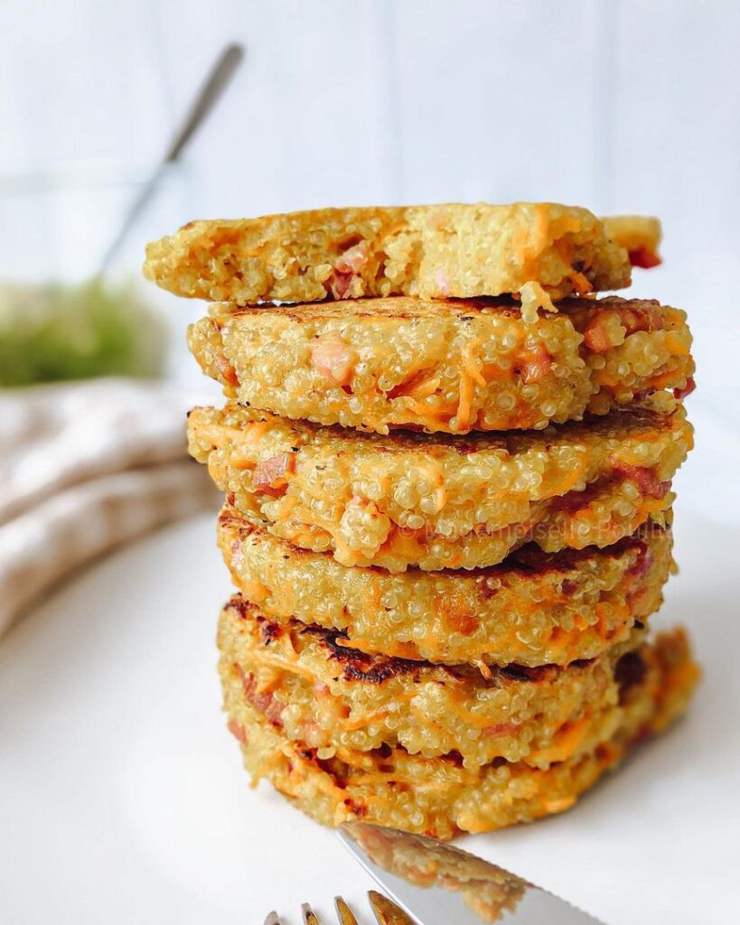 Galettes quinoa – carottes