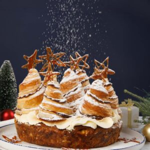 La forêt enneigée pommes caramel