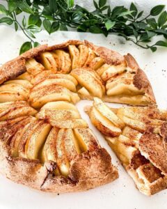 Tarte aux pommes rustique