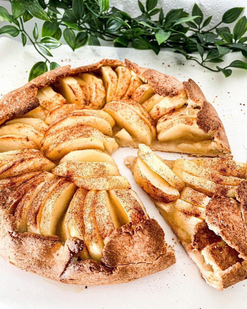 Tarte aux pommes rustique