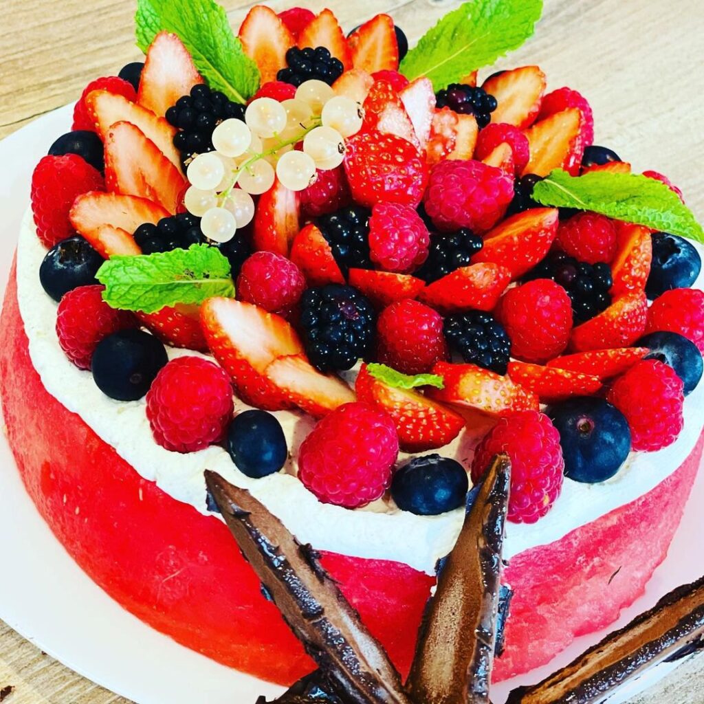 Salade de fruits de la fin de l’ete
