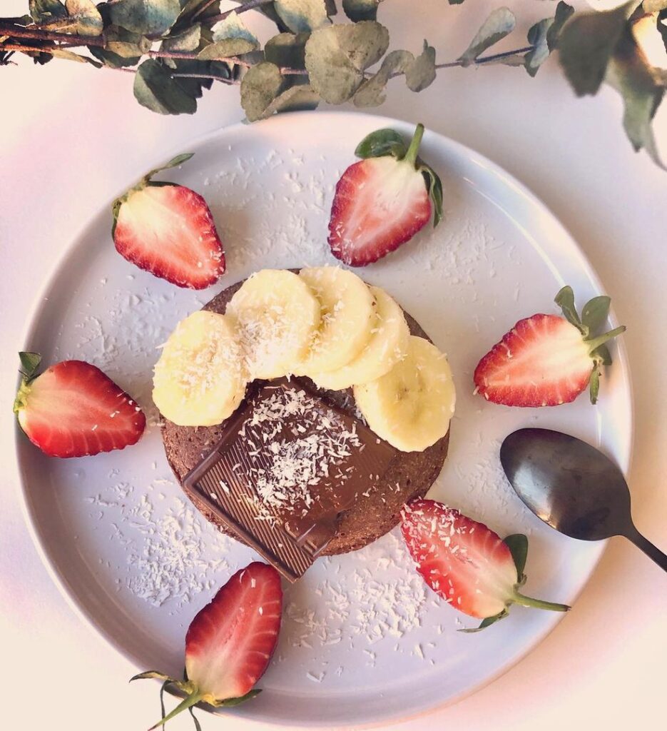 Bowl cake choco coco