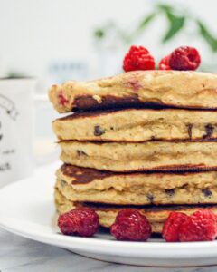 Pancakes aux pépites de chocolat