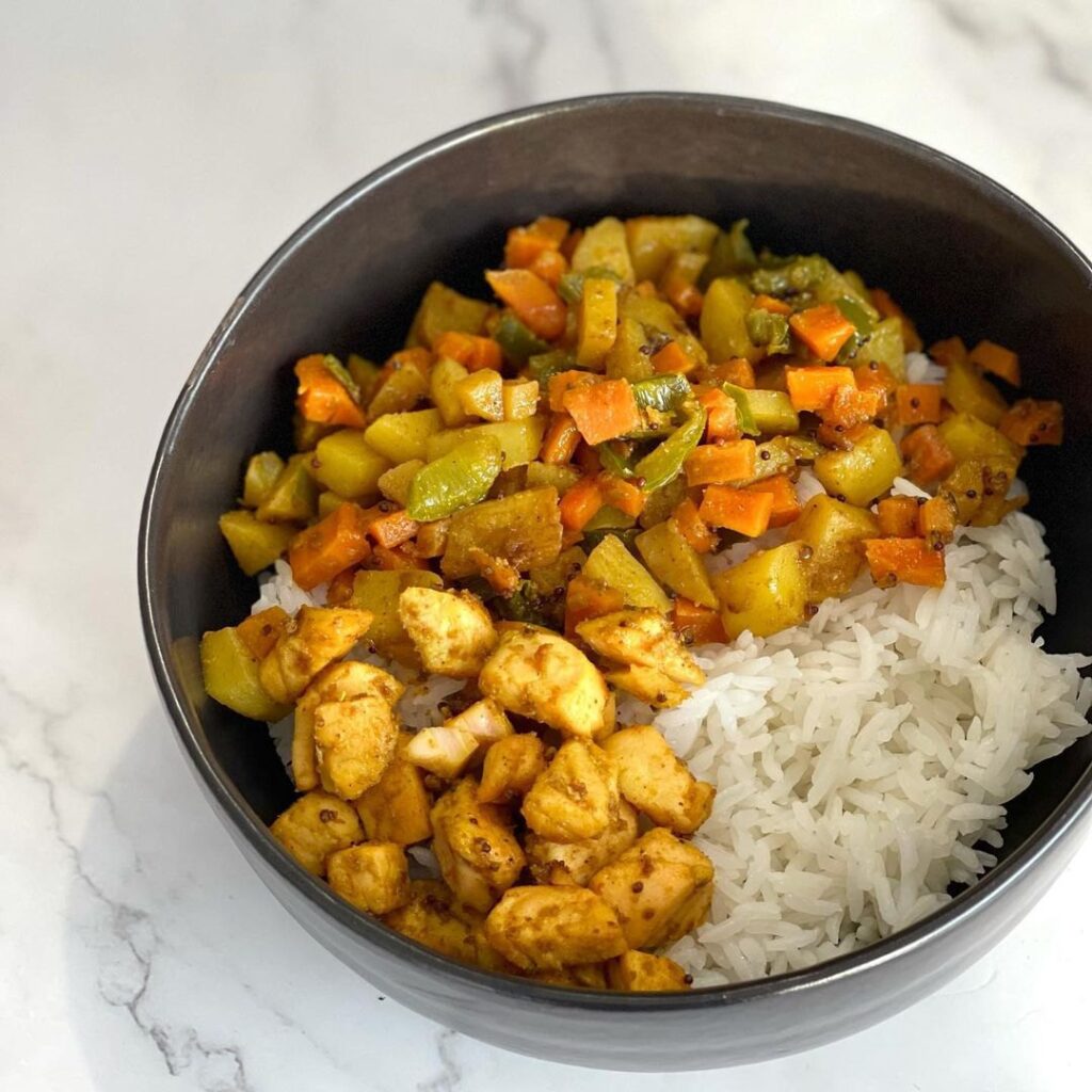 Poêlée de légumes aux saveurs indienne