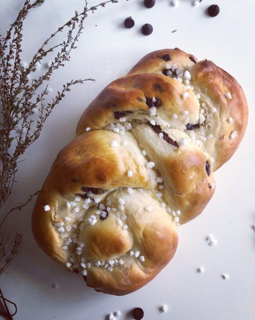 Brioche pépites de chocolat