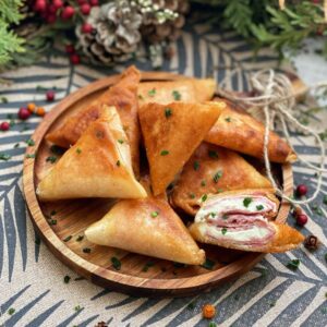 Samoussa au jambon et Kiri