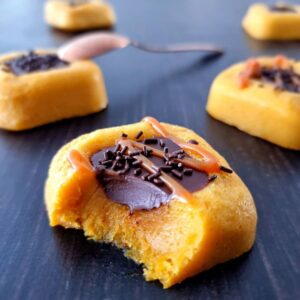 Fondants au potimarron et chocolat sans beurre