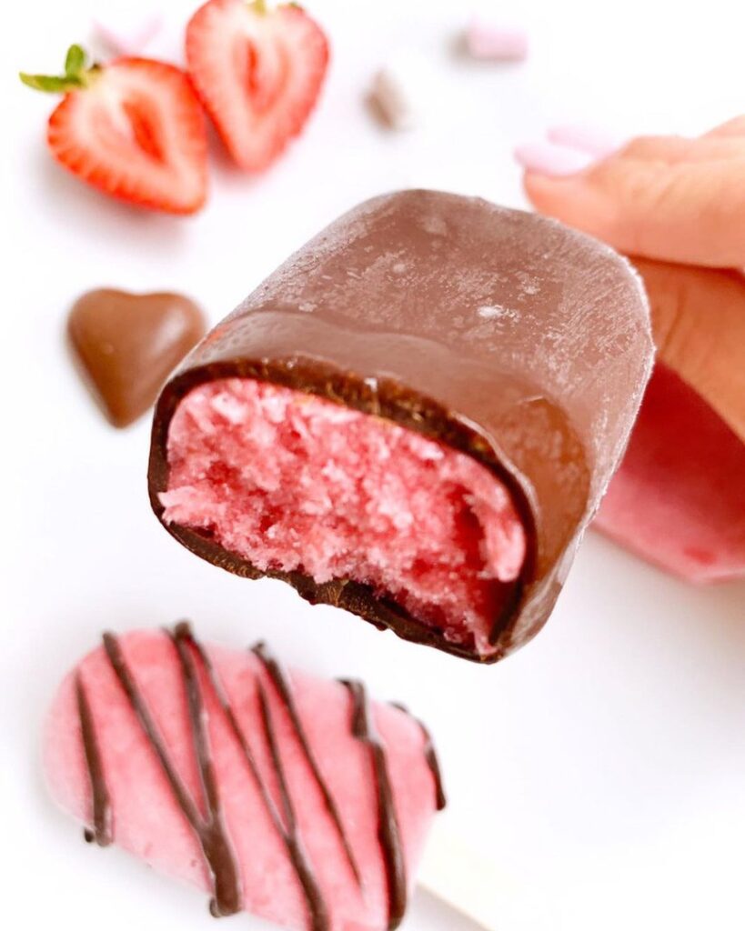 Glace fraise