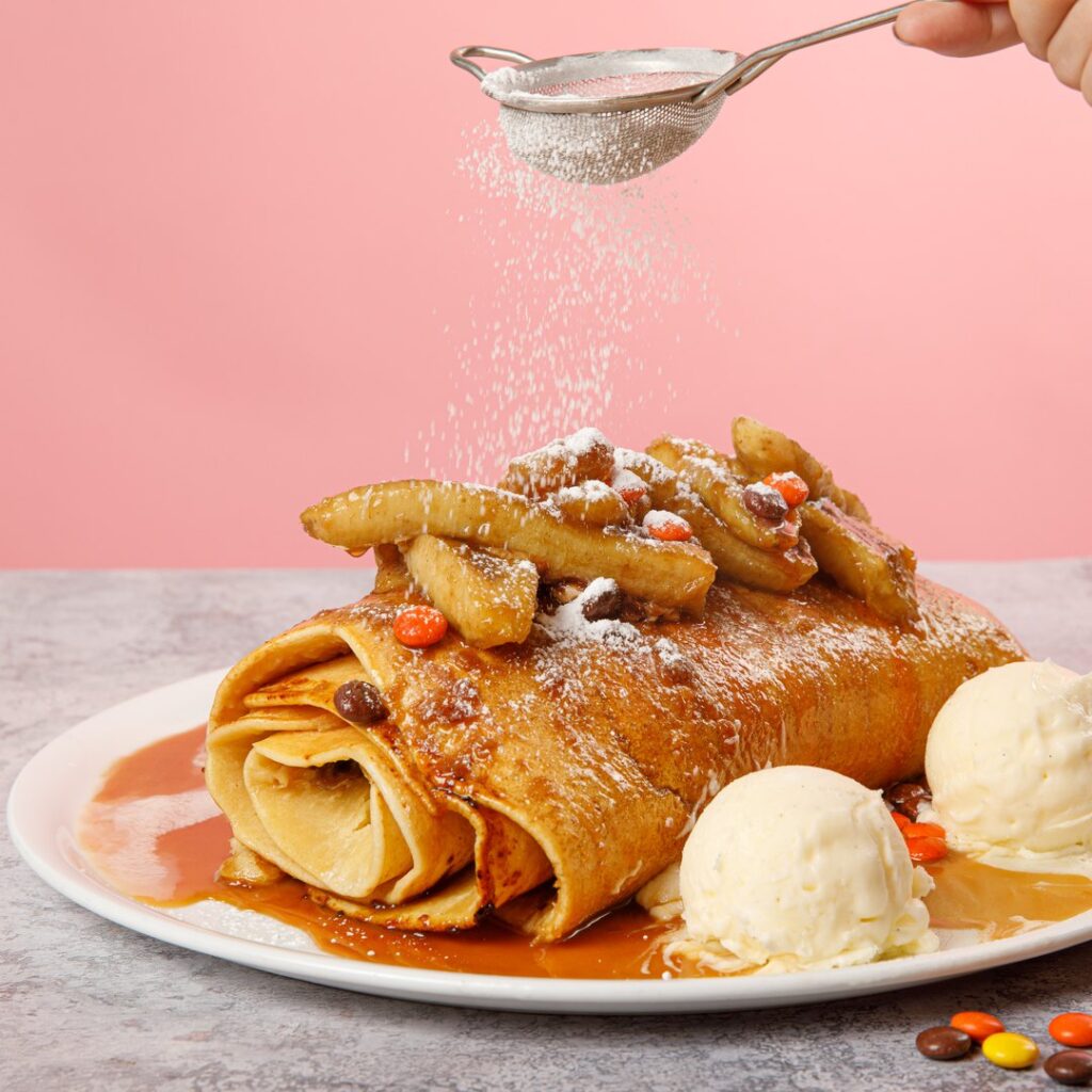 Flippin’ Fantastic Banana Foster Pancakes