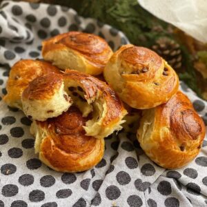 Pains au chocolat roulé