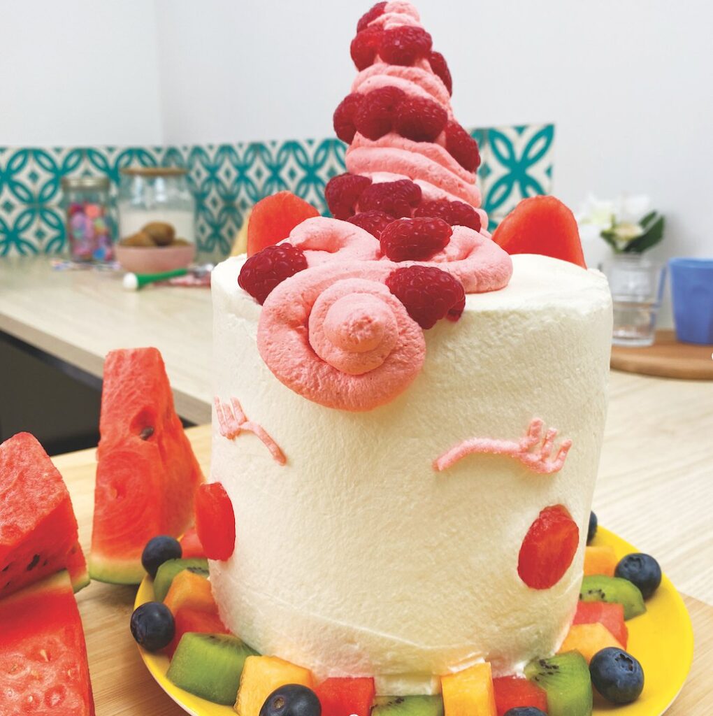 Unicorn taart