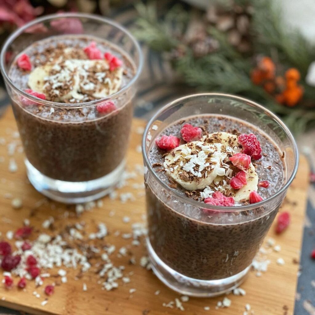 Petit-déjeuner banane-chocolat