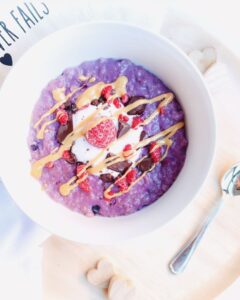 Porridge myrtille!!