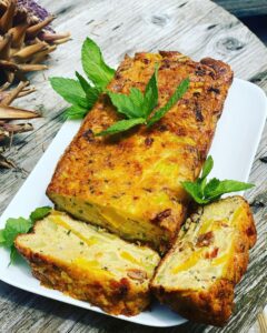 Cake aux courgettes et oignons