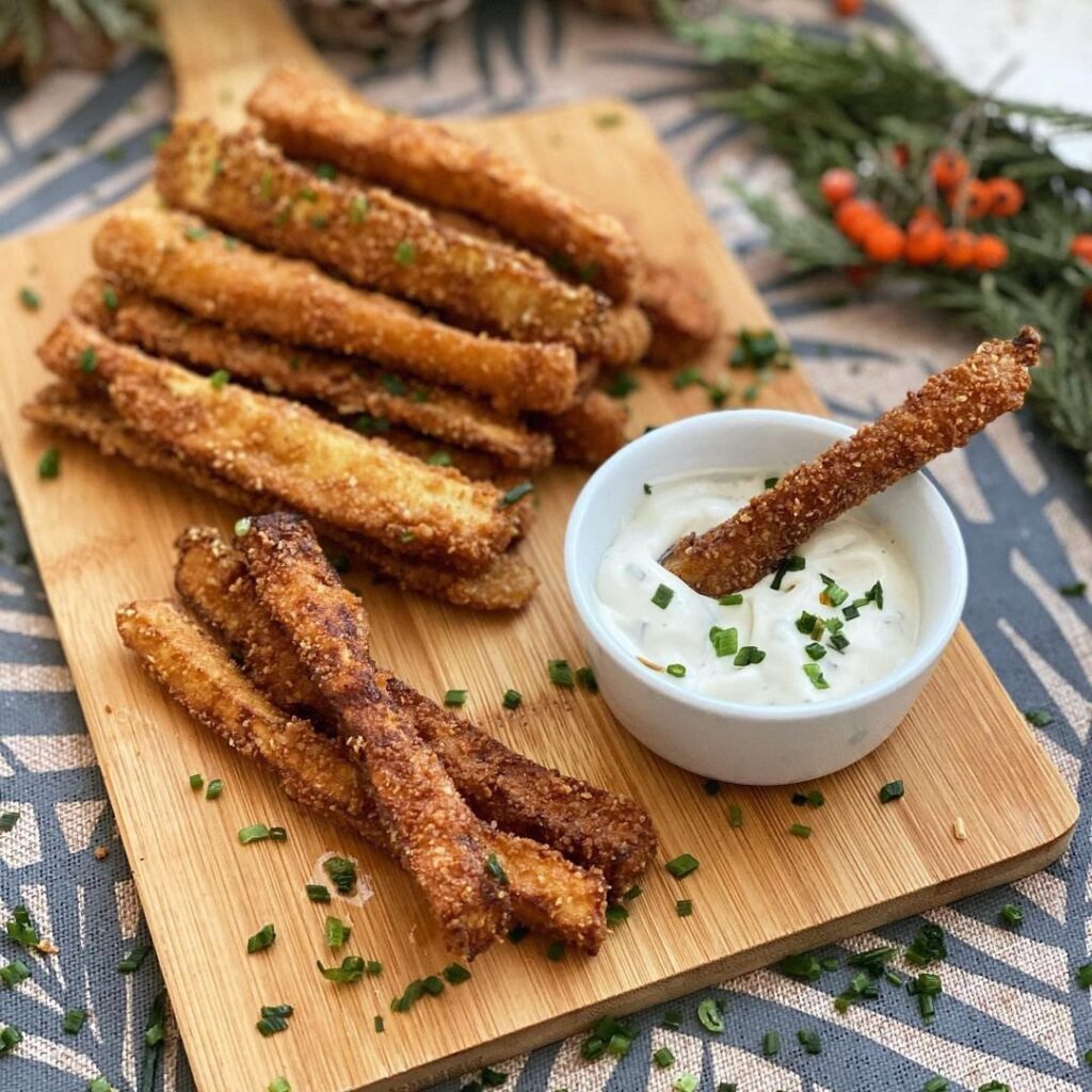 Frites de courgettes