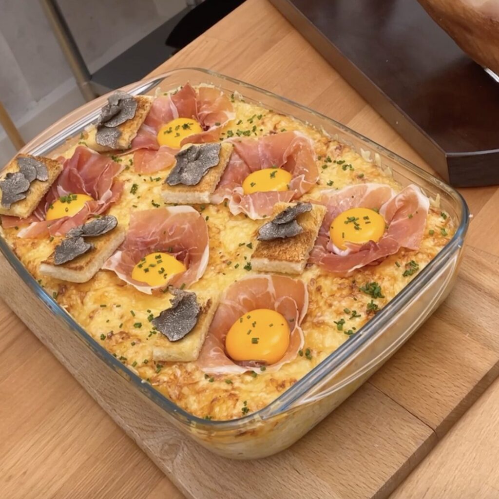 Gratin de coquillettes deluxe