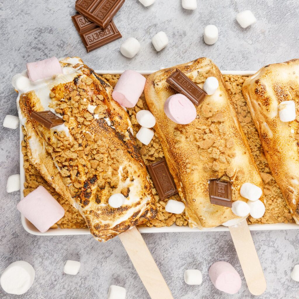 Extra gooey s’mores bars