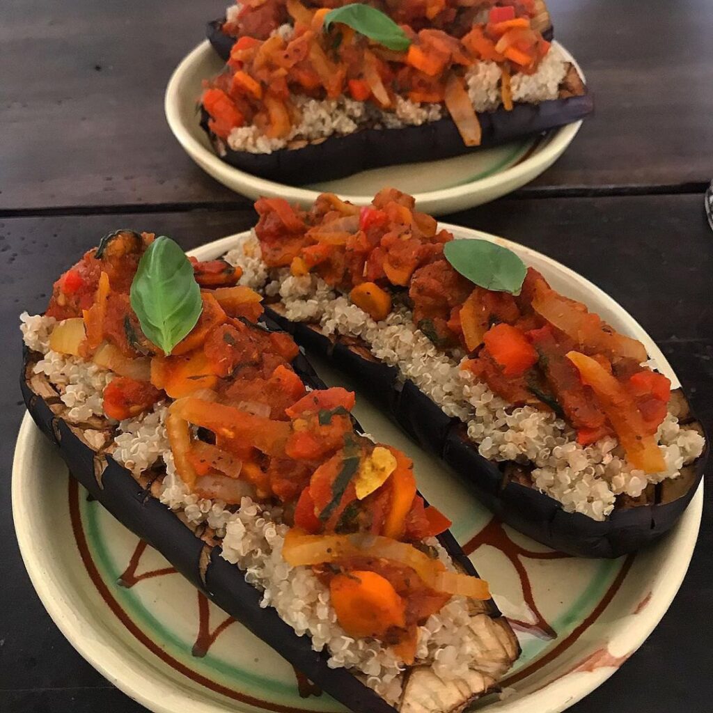 Aubergines farcies