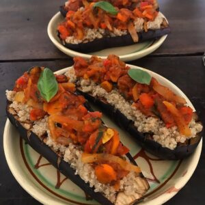 Aubergines farcies